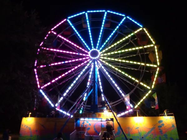 Houston Rodeo carnival ride stoppage left passengers suspended high above NRG Park for several minutes