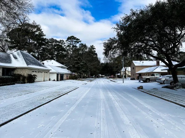 The Big Freeze: Houston Shivers Under Arctic Blast and Brisk Skies
